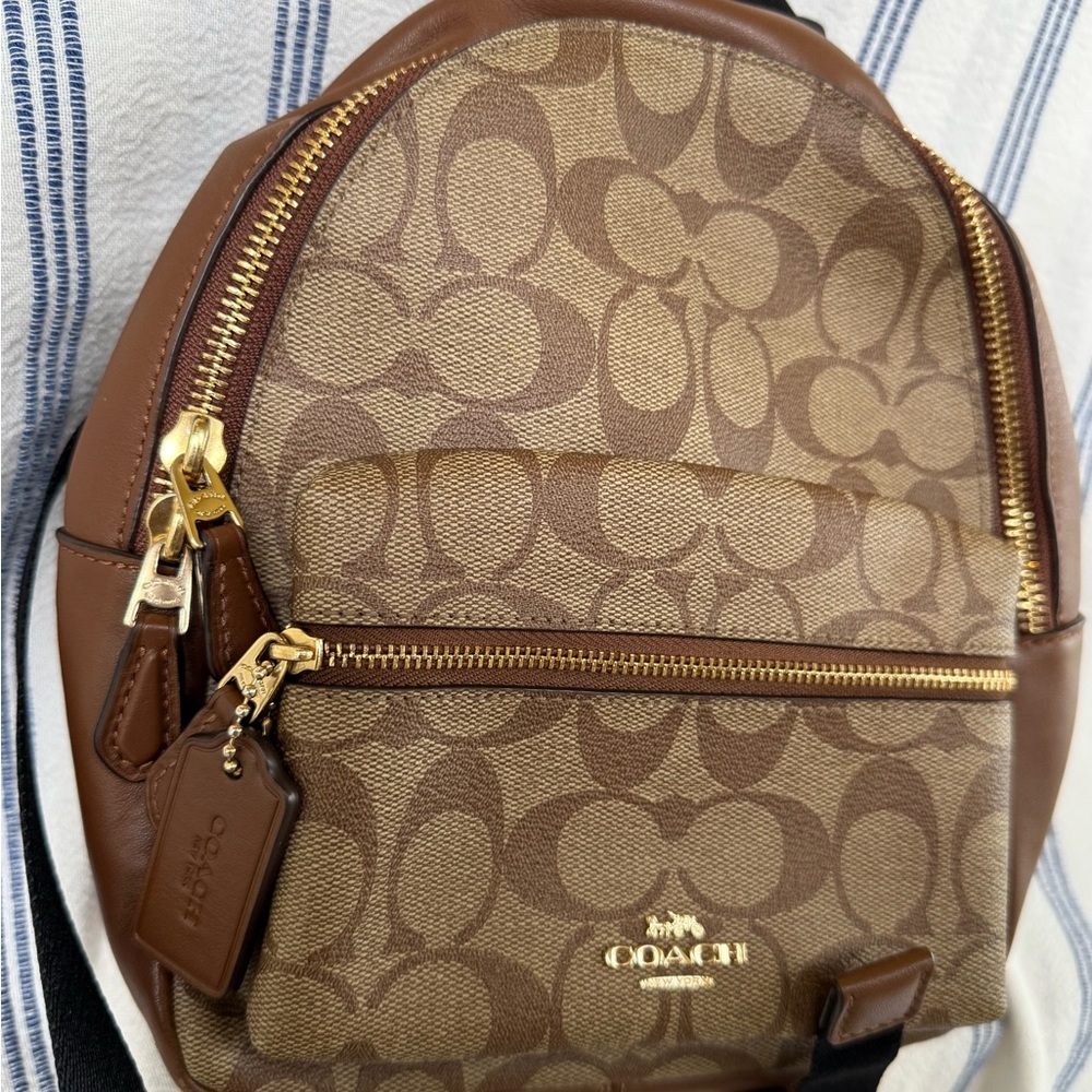 Coach Mini Charlie Signature Backpack - Picture 2 of 5